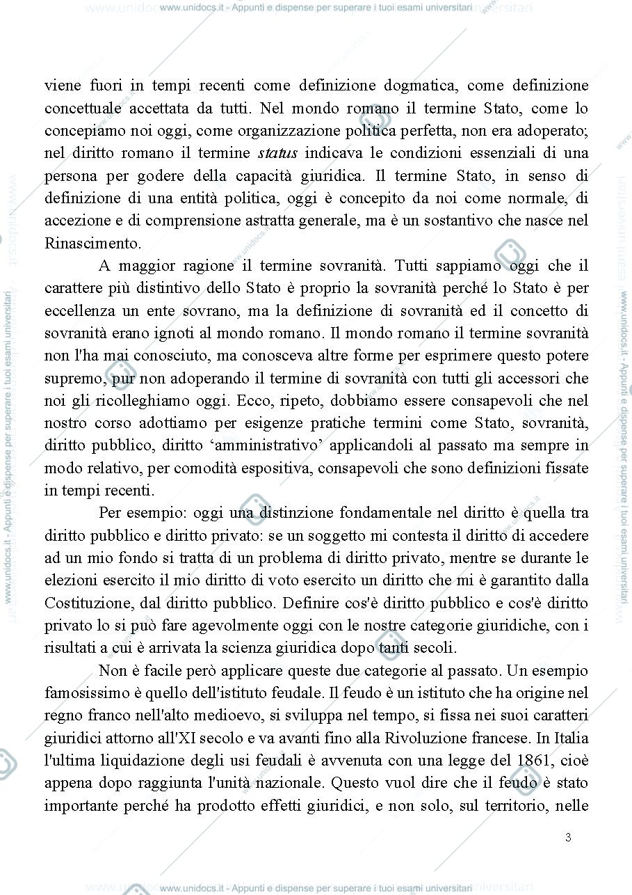 Anteprima pagina 3 — Appunti storia delle istituzioni politiche