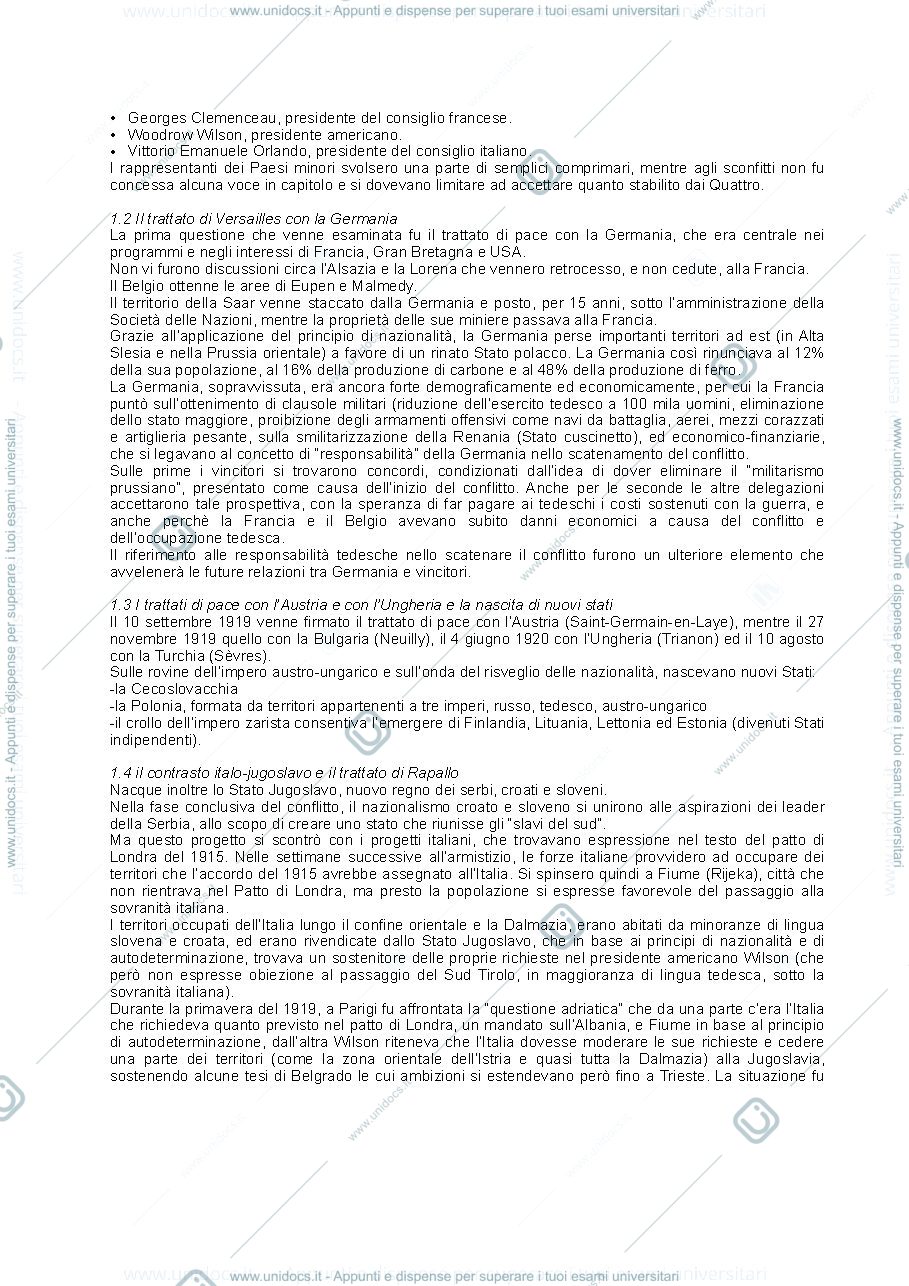 Anteprima pagina 2 — riassunto libro storia delle relazioni internazionali