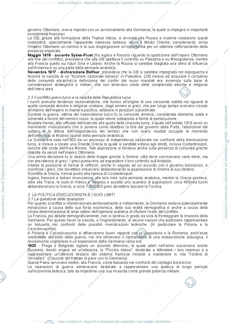 Anteprima pagina 4 — riassunto libro storia delle relazioni internazionali