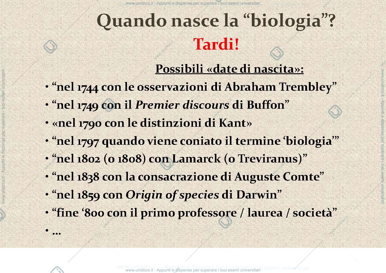 Anteprima pagina 4 — la nascita della biologia