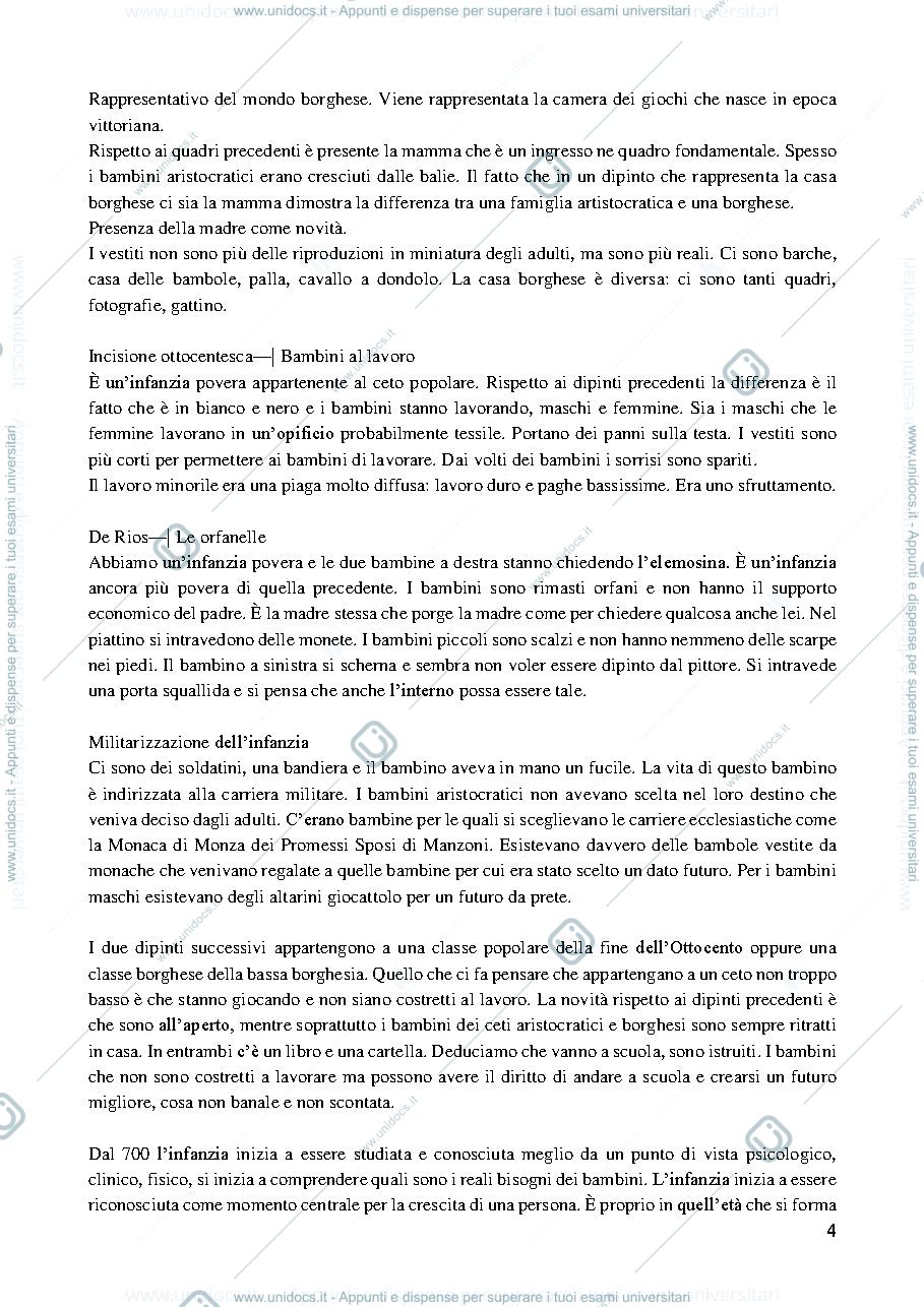 Anteprima pagina 4 — APPUNTI STORIA E LETTERATURA PER L'INFANZIA