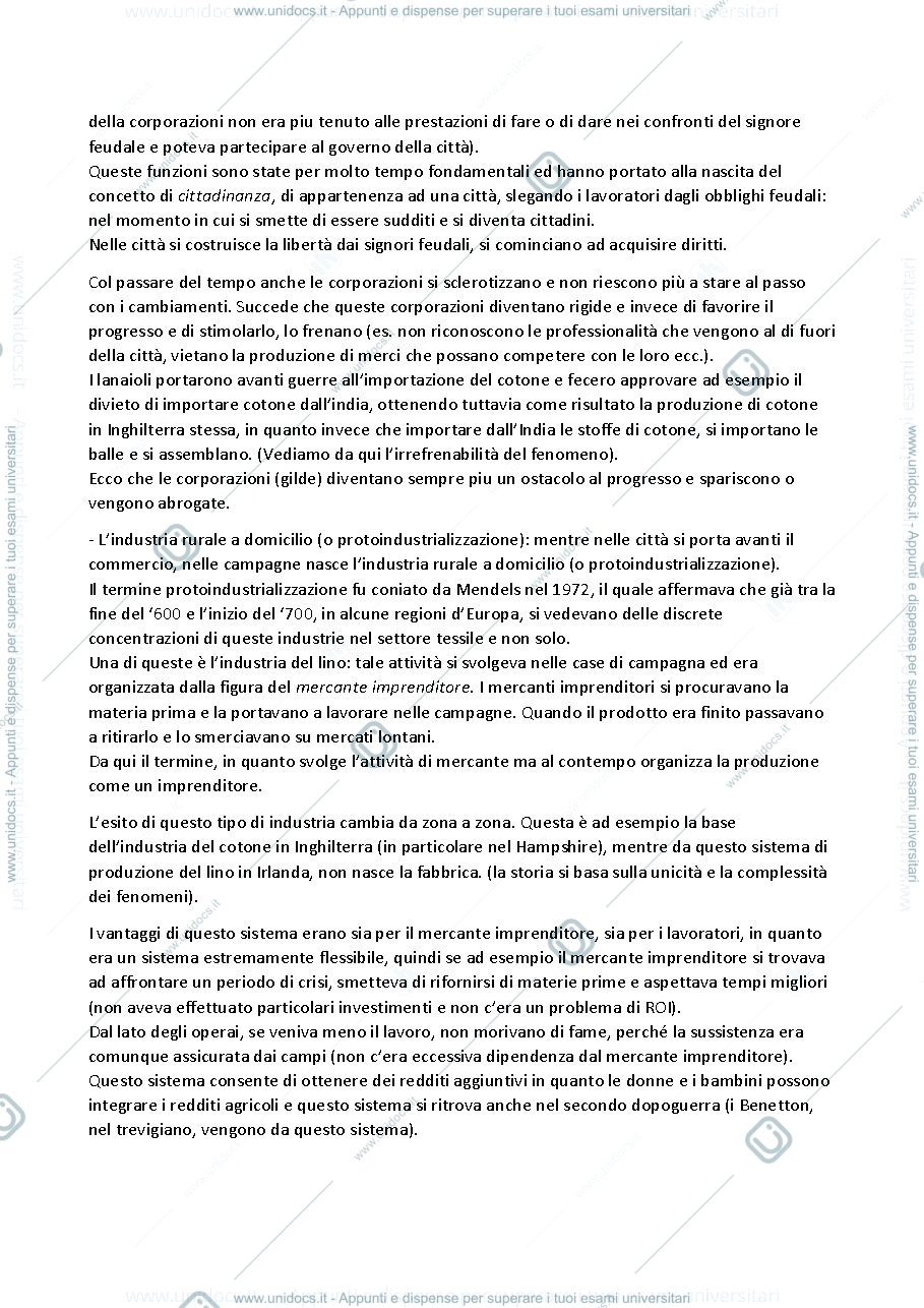 Anteprima pagina 3 — Riassunto Storia dell'impresa