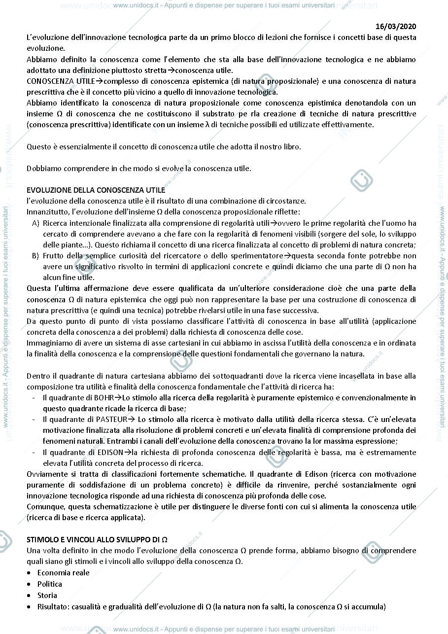 Anteprima pagina 3 — appunti storia dell'innovazione