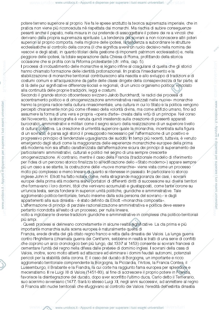 Anteprima pagina 3 — storia dello stato moderno