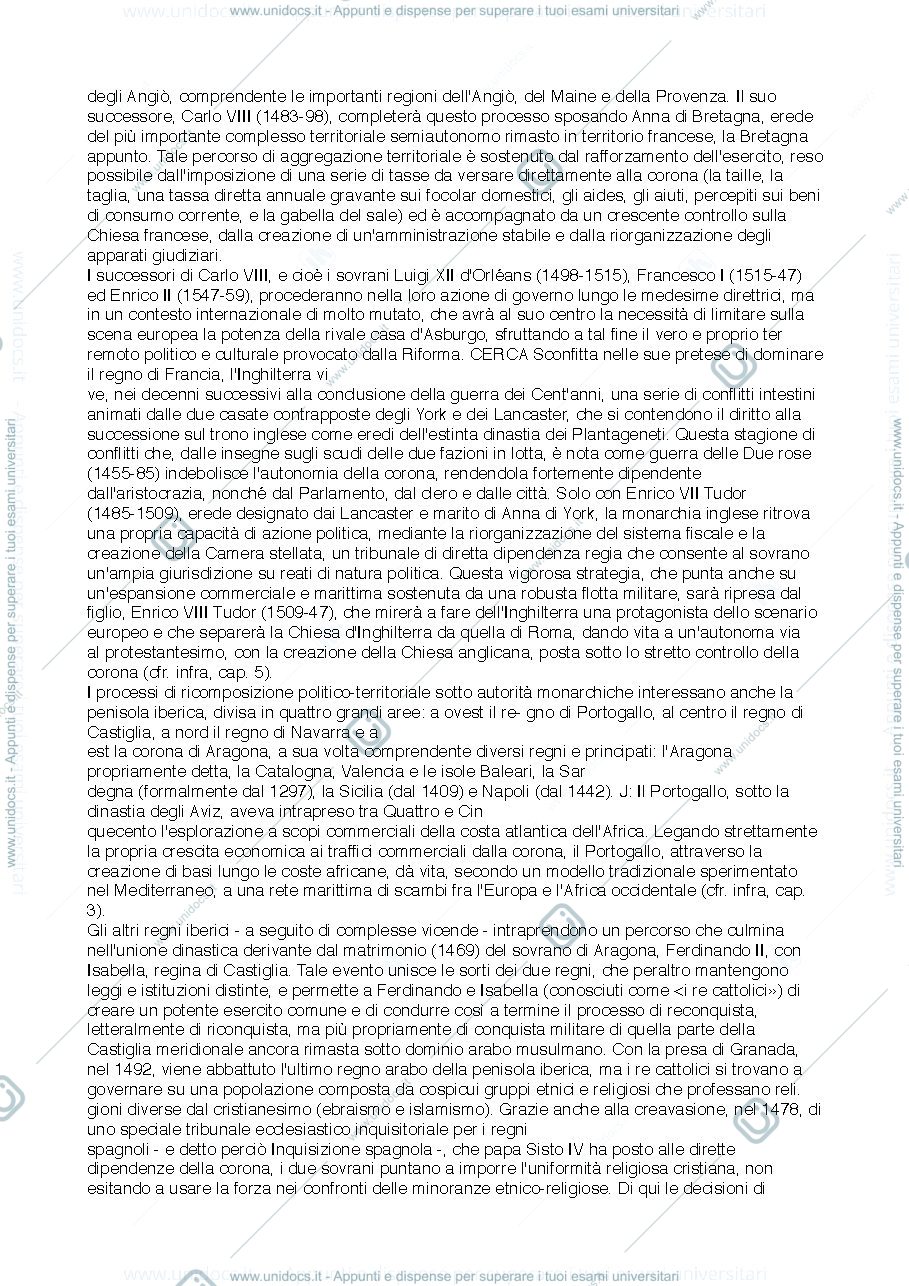 Anteprima pagina 4 — storia dello stato moderno