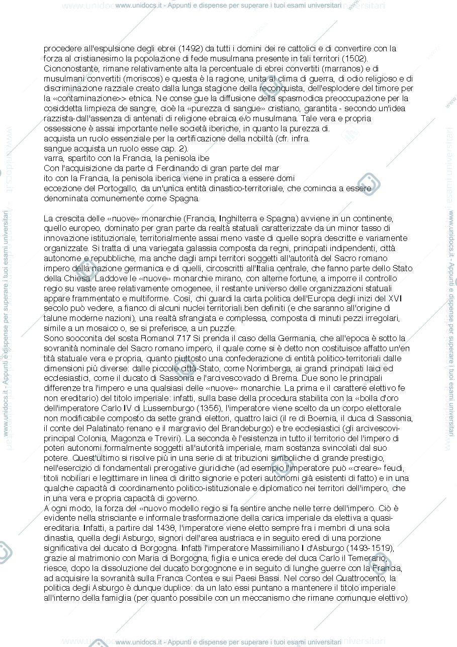 Anteprima pagina 5 — storia dello stato moderno