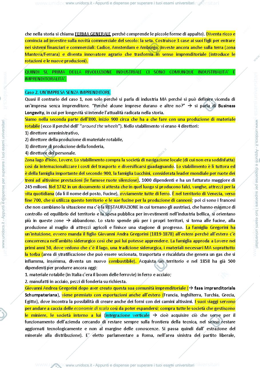 Anteprima pagina 2 — BUSINESS HISTORY GREGORINI
