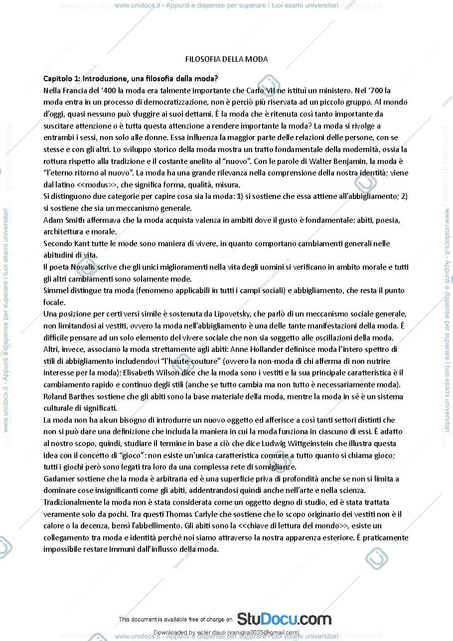 Anteprima pagina 2 — FILOSOFIA DELLA MODA