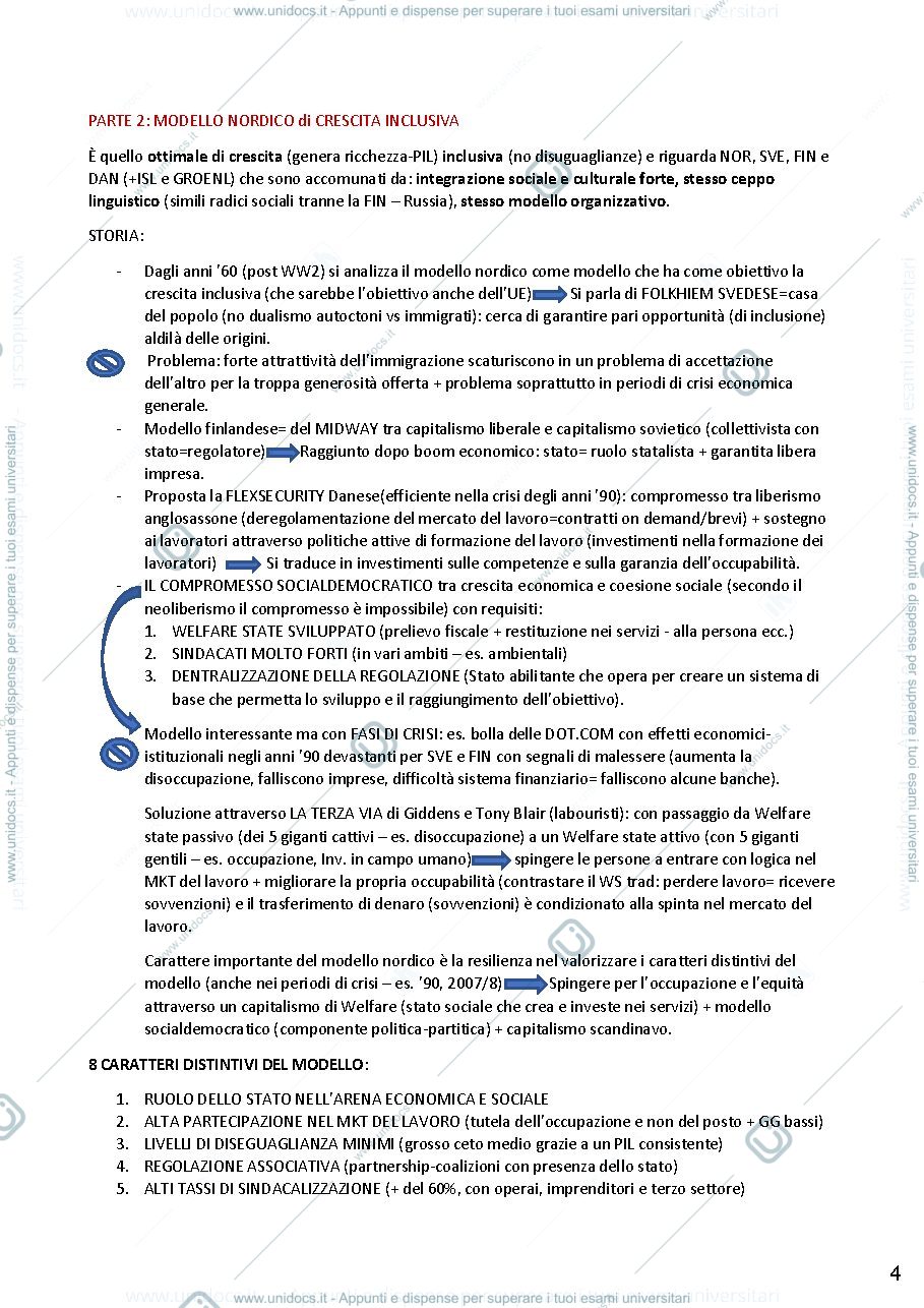 Anteprima pagina 4 — SOCIOLOGIA DELLO SVILUPPO ECONOMICO