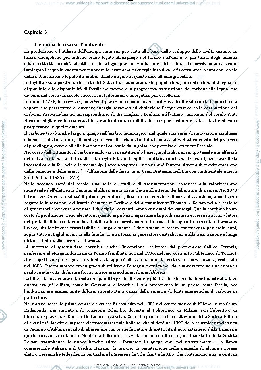 Anteprima pagina 3 — storia dello sviluppo economico 