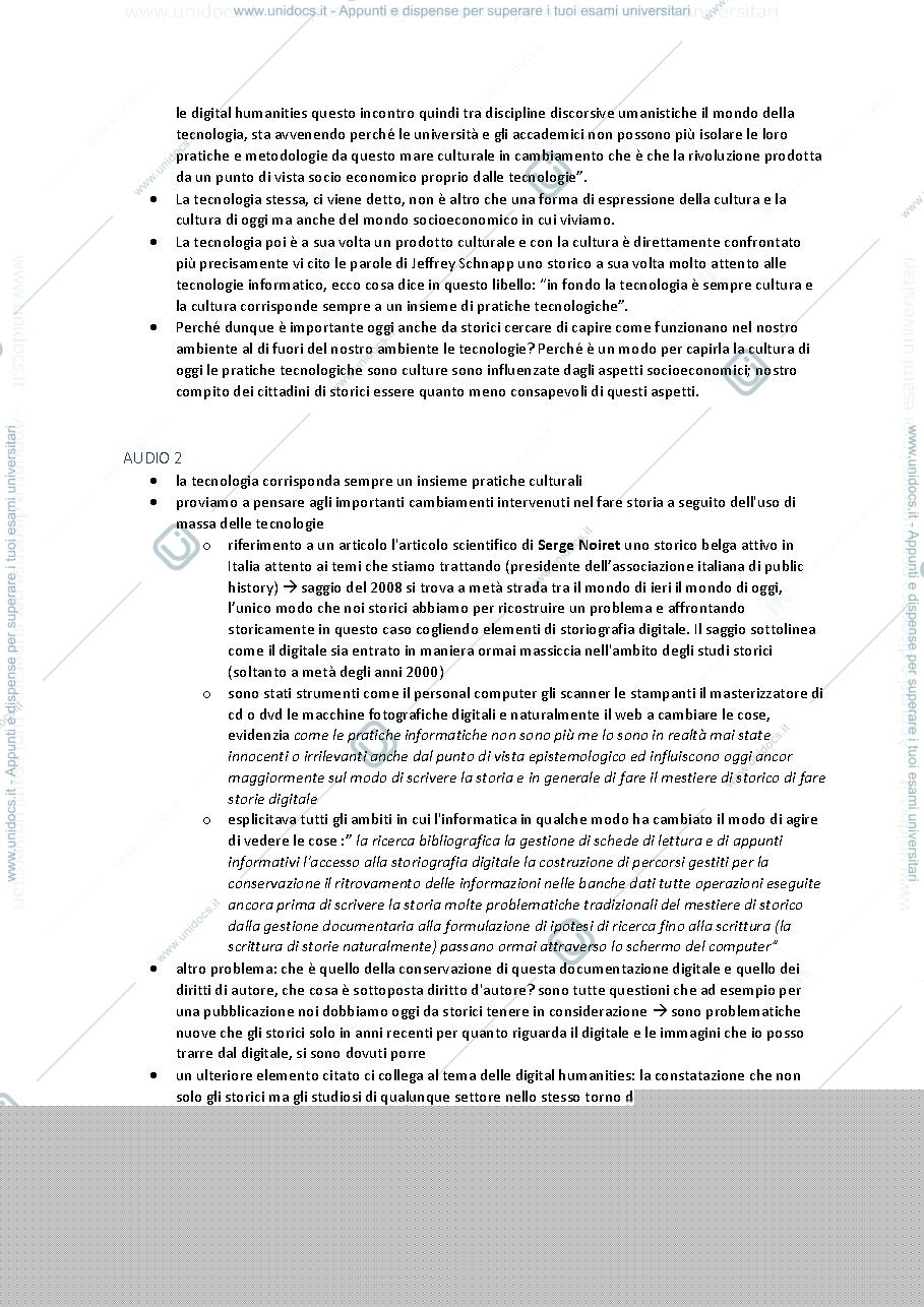Anteprima pagina 2 — Storia e web