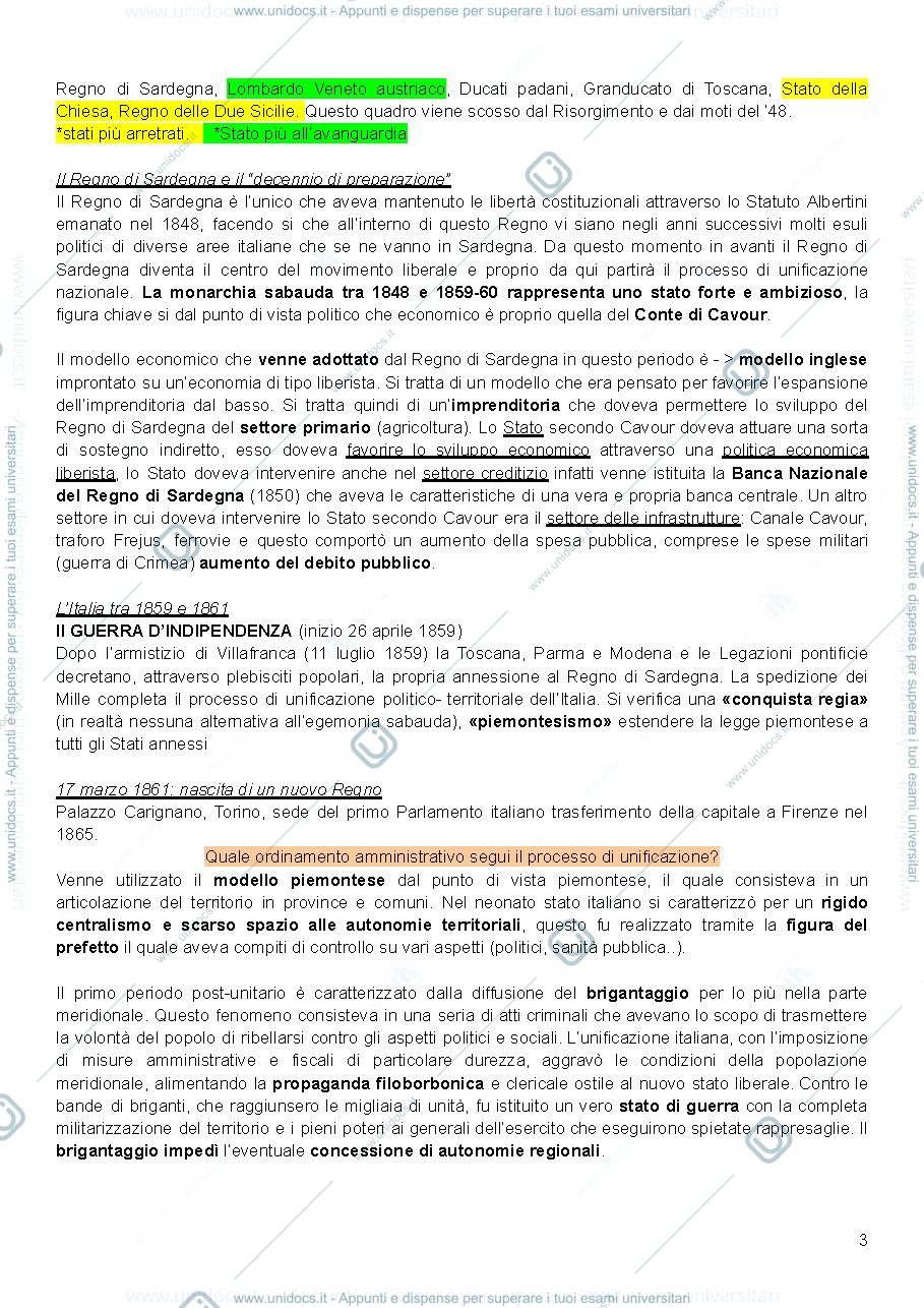 Anteprima pagina 3 — Storia economica