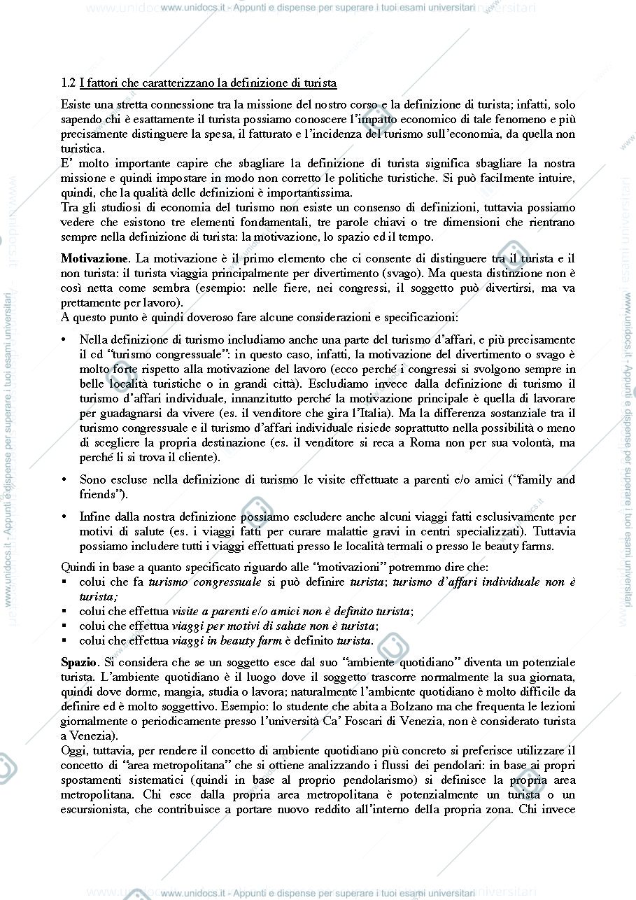 Anteprima pagina 3 — Dispensa Economia del turismo