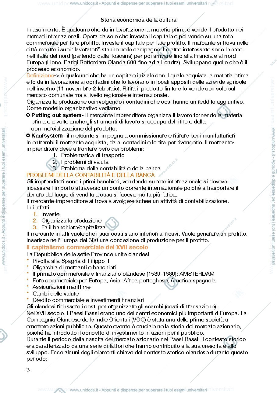 Anteprima pagina 3 — storia economica della cultura