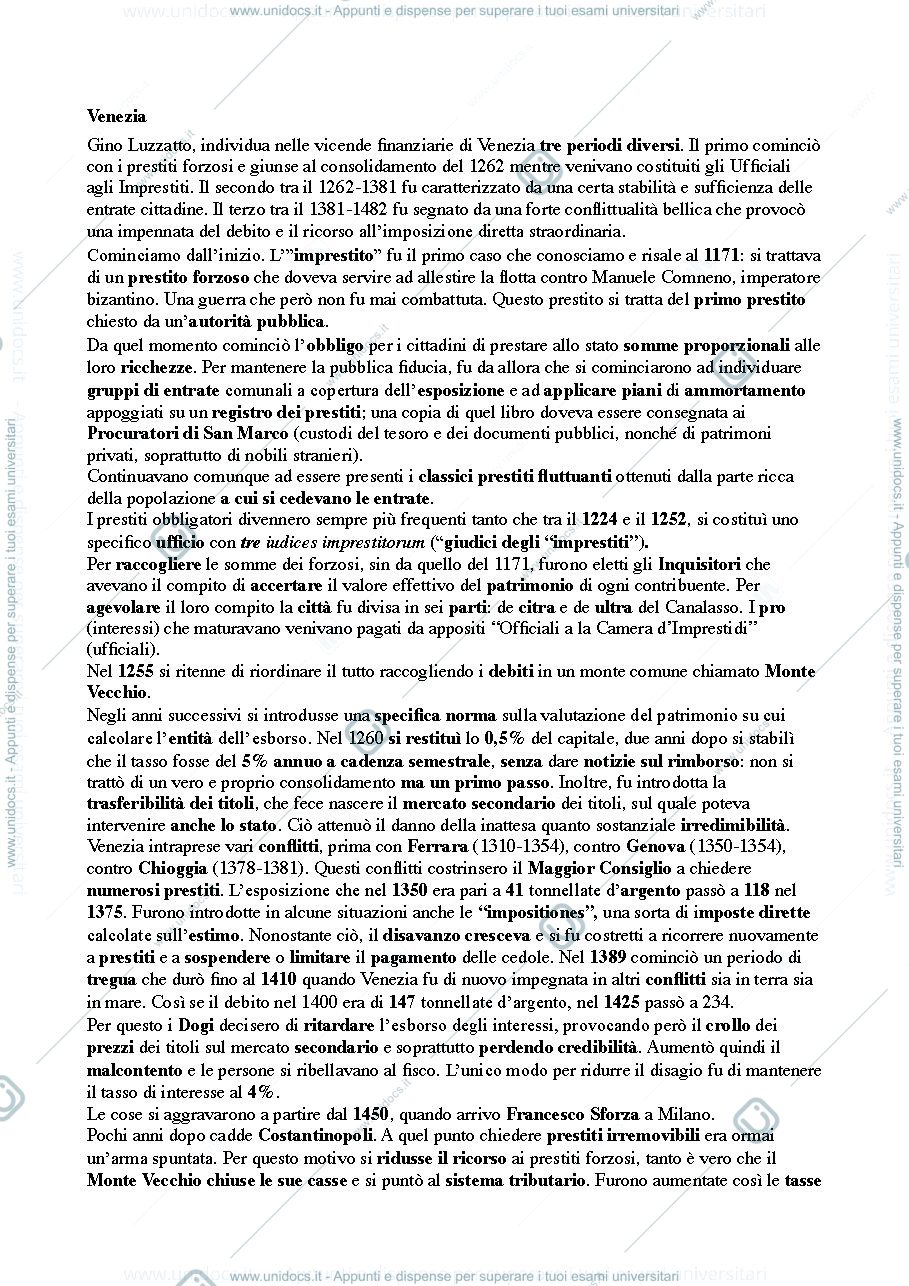 Anteprima pagina 1 — riassunto libro "la ricchezza del debito pubblico"