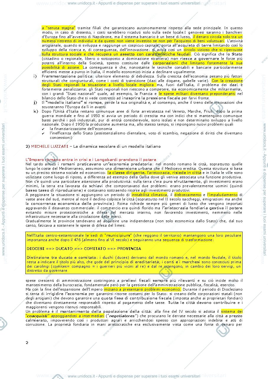 Anteprima pagina 2 — Storia Economica e sociale nel medioevo 