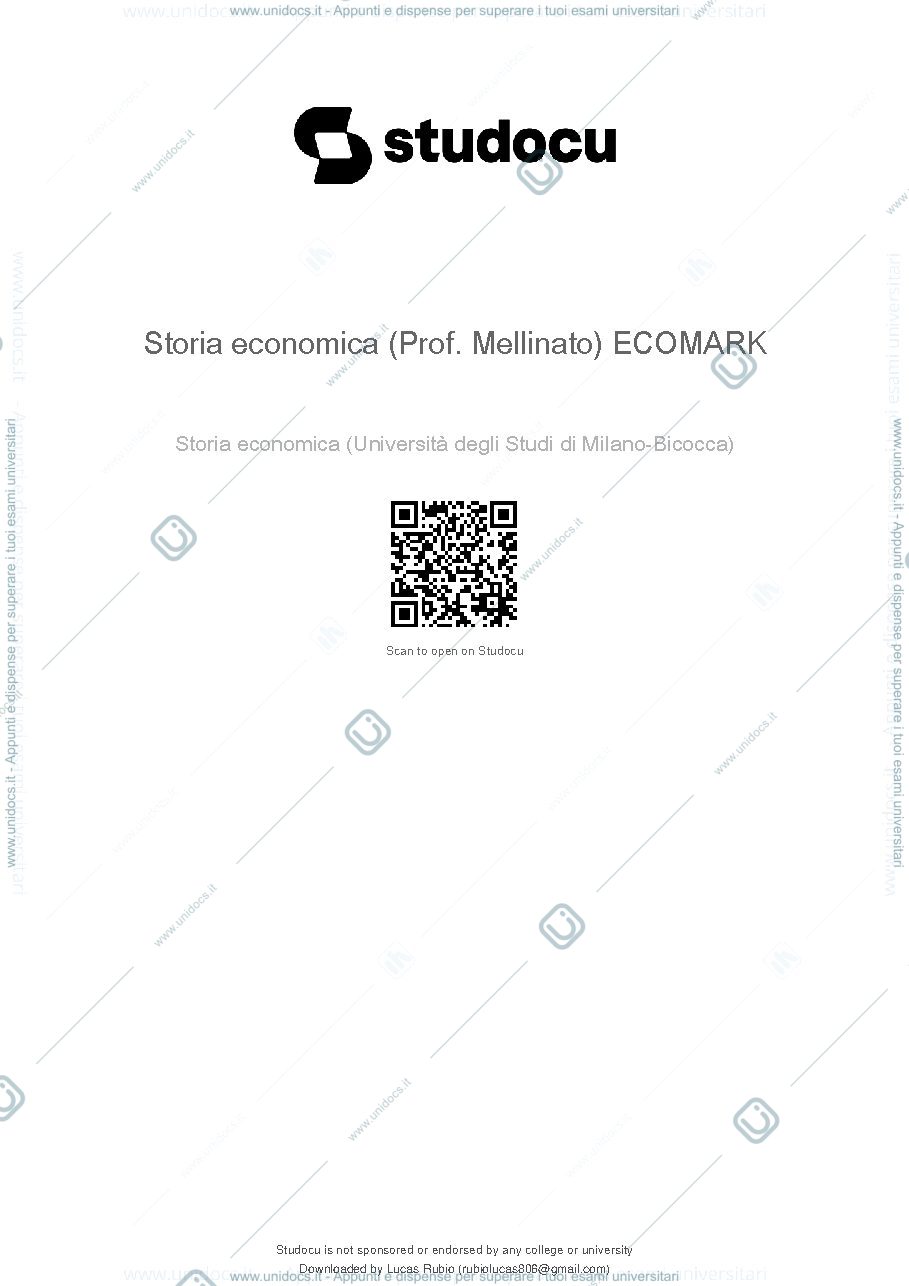 Anteprima pagina 1 — STORIA economica