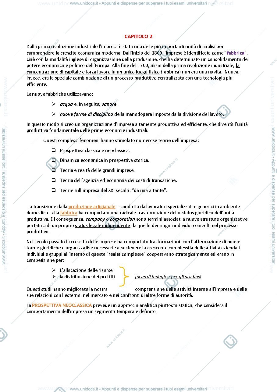 Anteprima pagina 2 — Storia economica 2 semestre