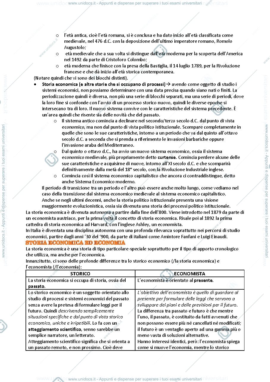 Anteprima pagina 2 — Storia economica 