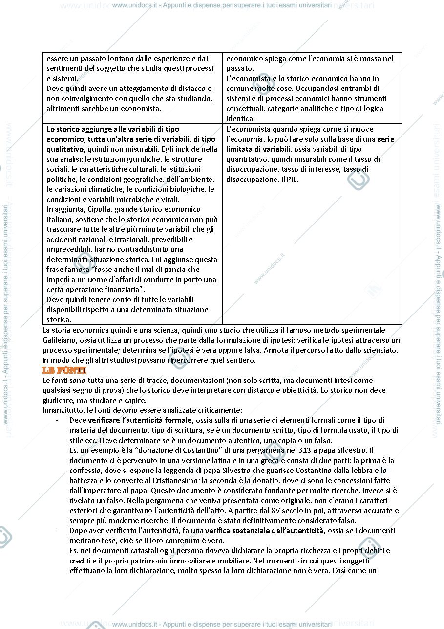Anteprima pagina 3 — Storia economica 