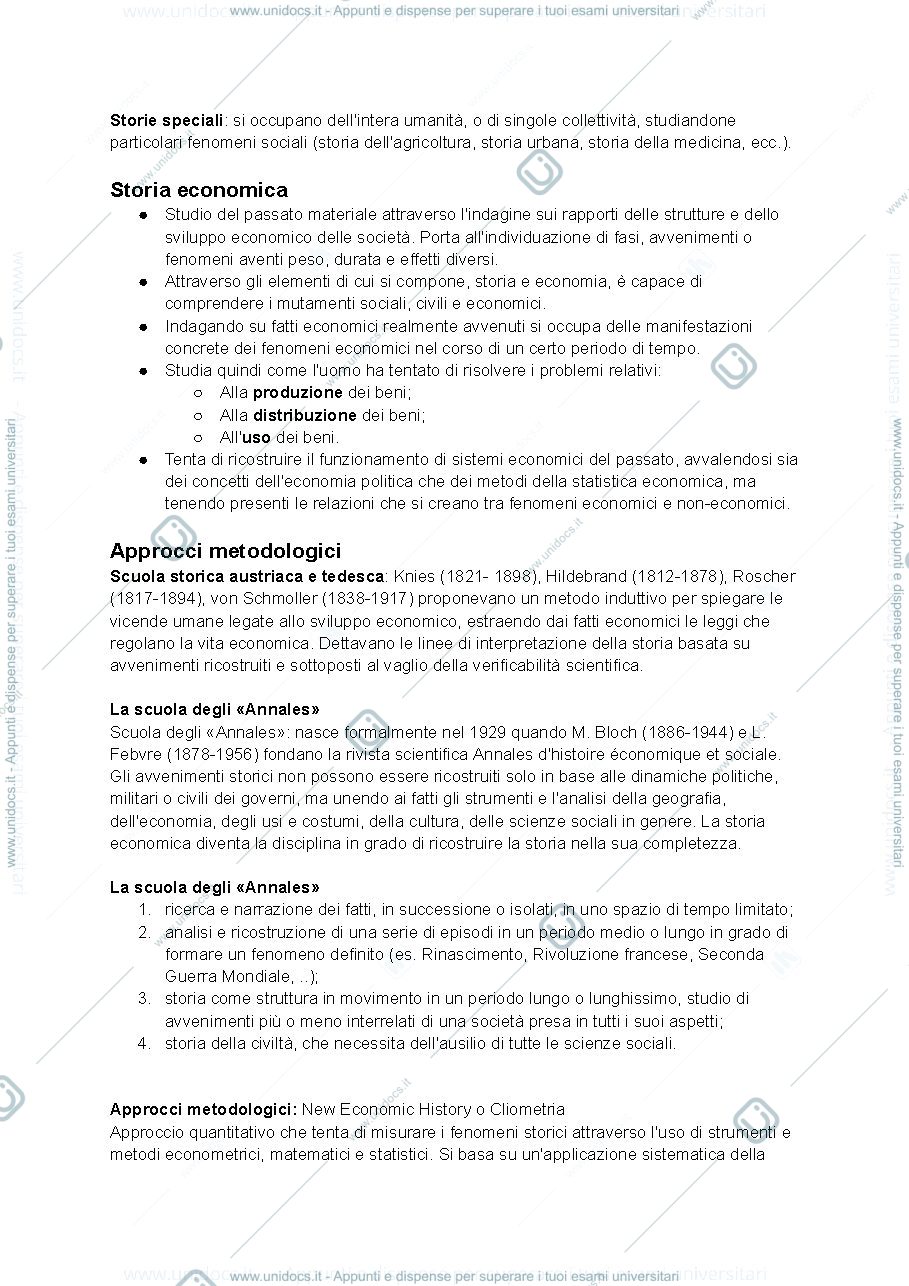 Anteprima pagina 2 — Appunti Storia Economica