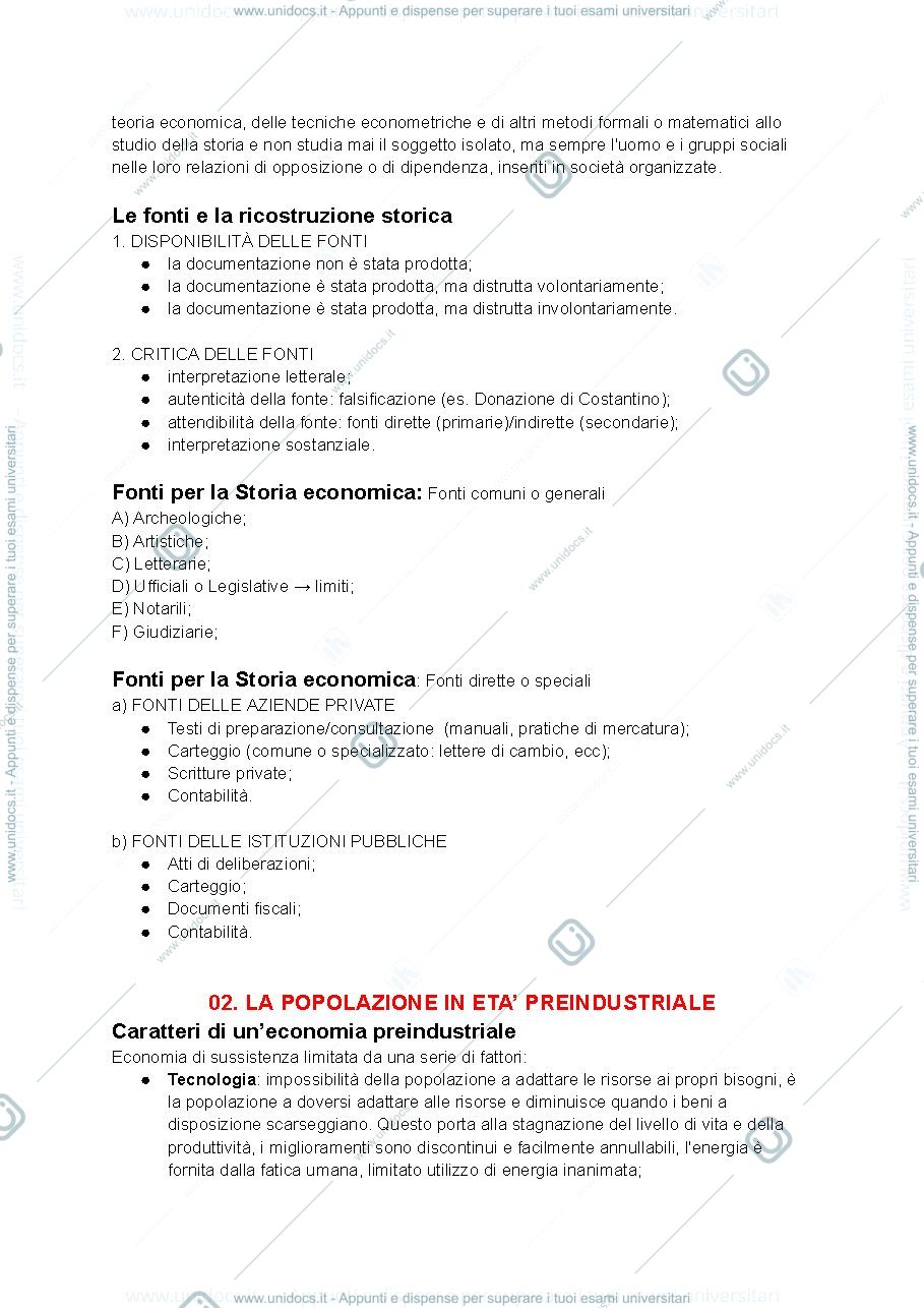 Anteprima pagina 3 — Appunti Storia Economica