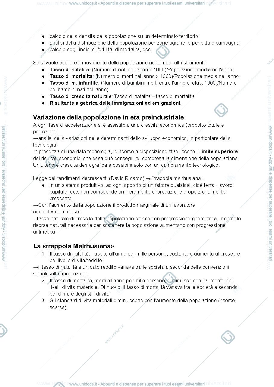 Anteprima pagina 5 — Appunti Storia Economica