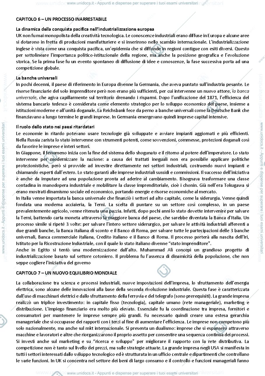 Anteprima pagina 2 — Riassunti libro "Il mondo globale. Una storia economia" 