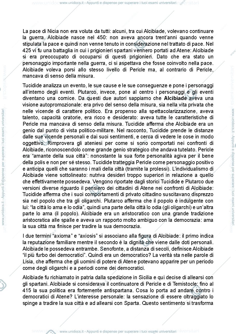 Anteprima pagina 2 — Appunti Storia Greca Arcaica e Classica a.a. 24/25