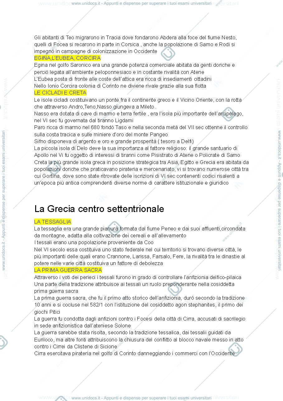 Anteprima pagina 2 — Riassunto storia greca manuale Bearzot