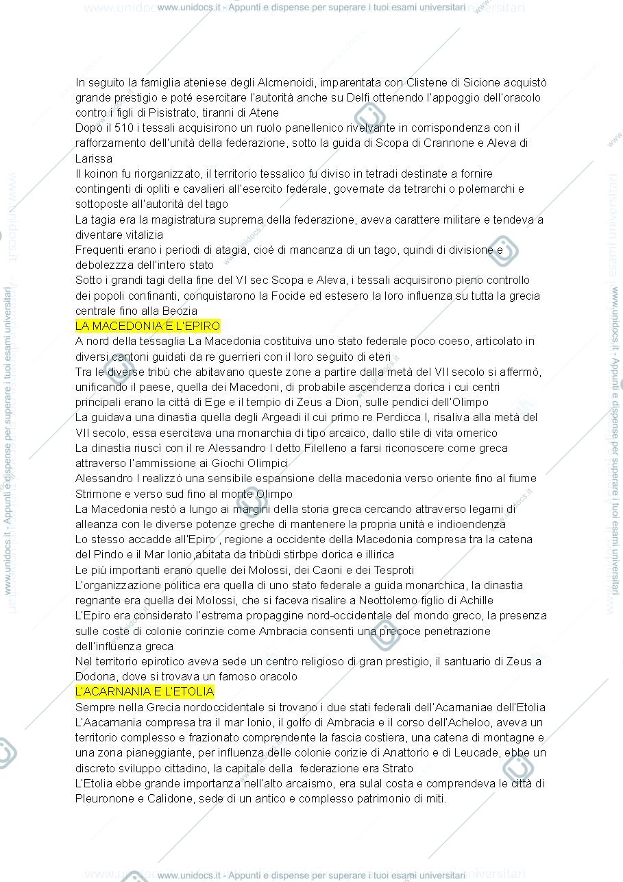 Anteprima pagina 3 — Riassunto storia greca manuale Bearzot