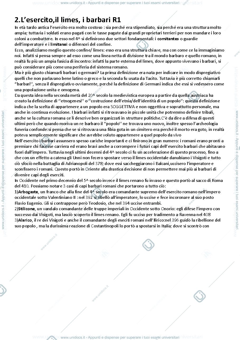 Anteprima pagina 2 — STORIA MEDIEVALE B RIASSUNTO PRIME DUE PARTI 