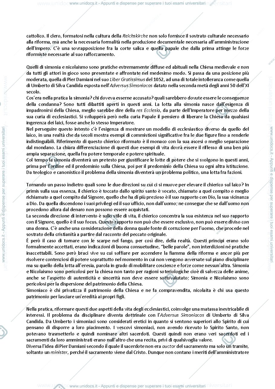 Anteprima pagina 3 — La lotta per le investiture