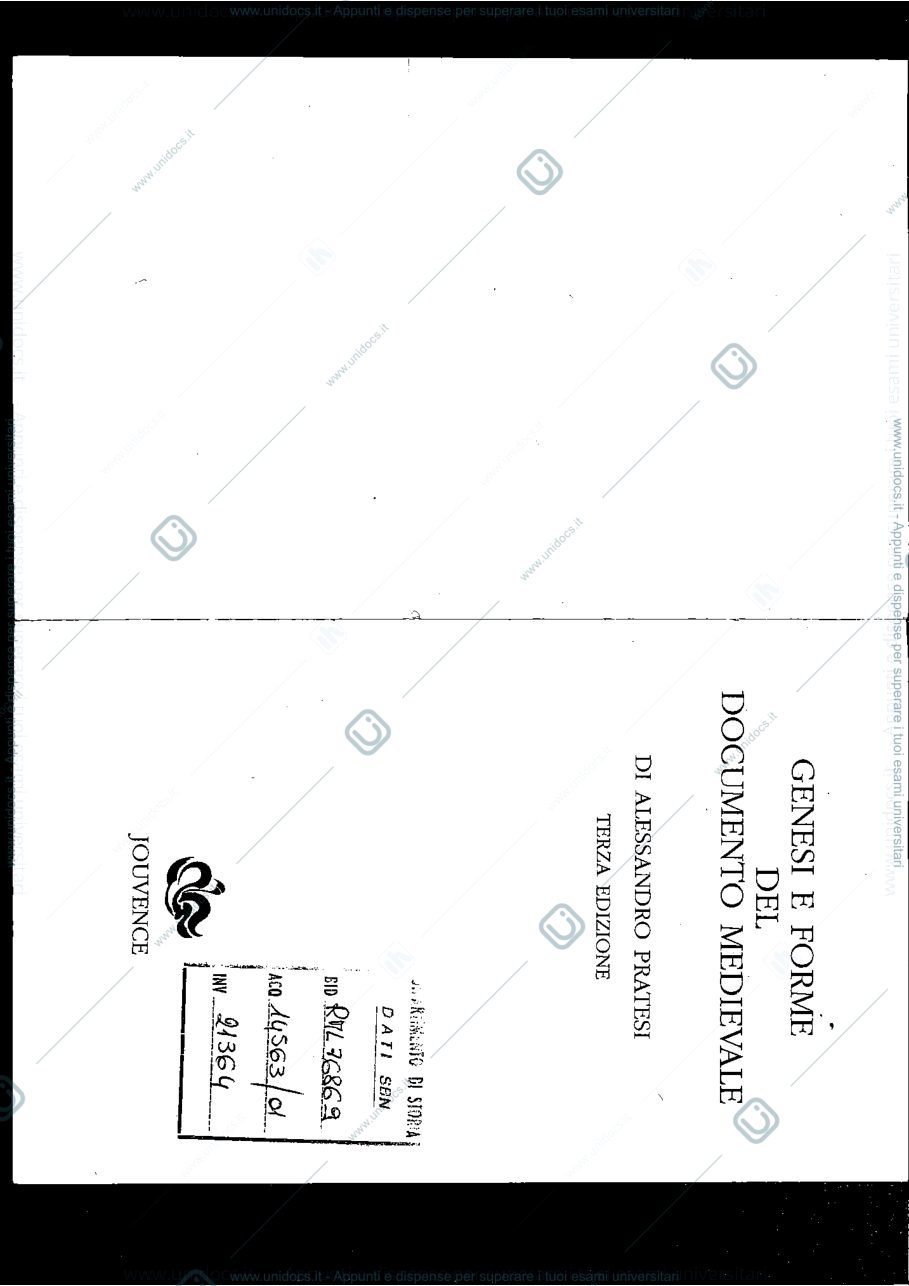 Anteprima pagina 1 — genesi e forme del documento medievale 
