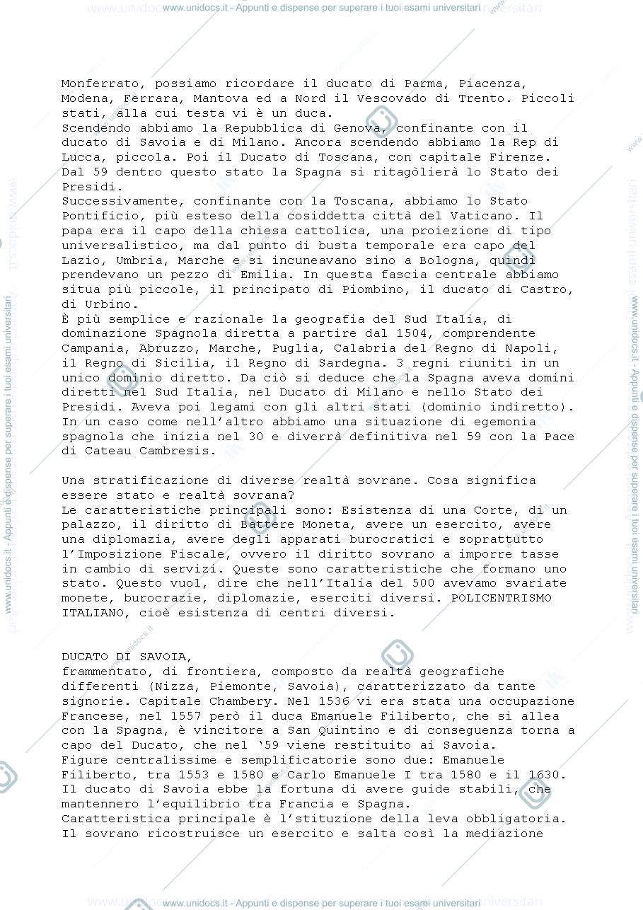 Anteprima pagina 2 — Stati Italiani durante le Guerre d'Italia