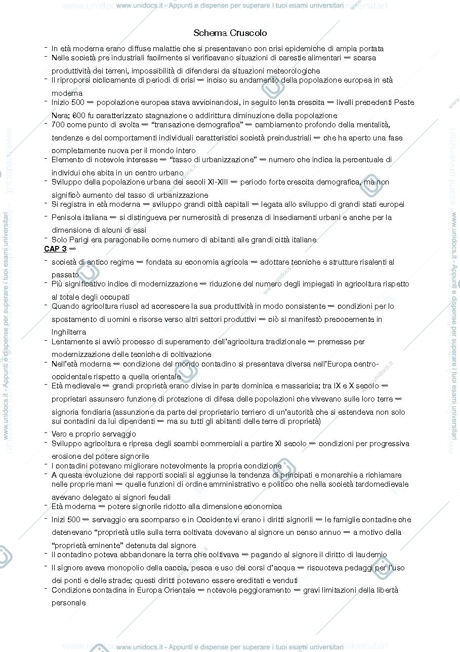 Anteprima pagina 3 — riassunto storia moderna
