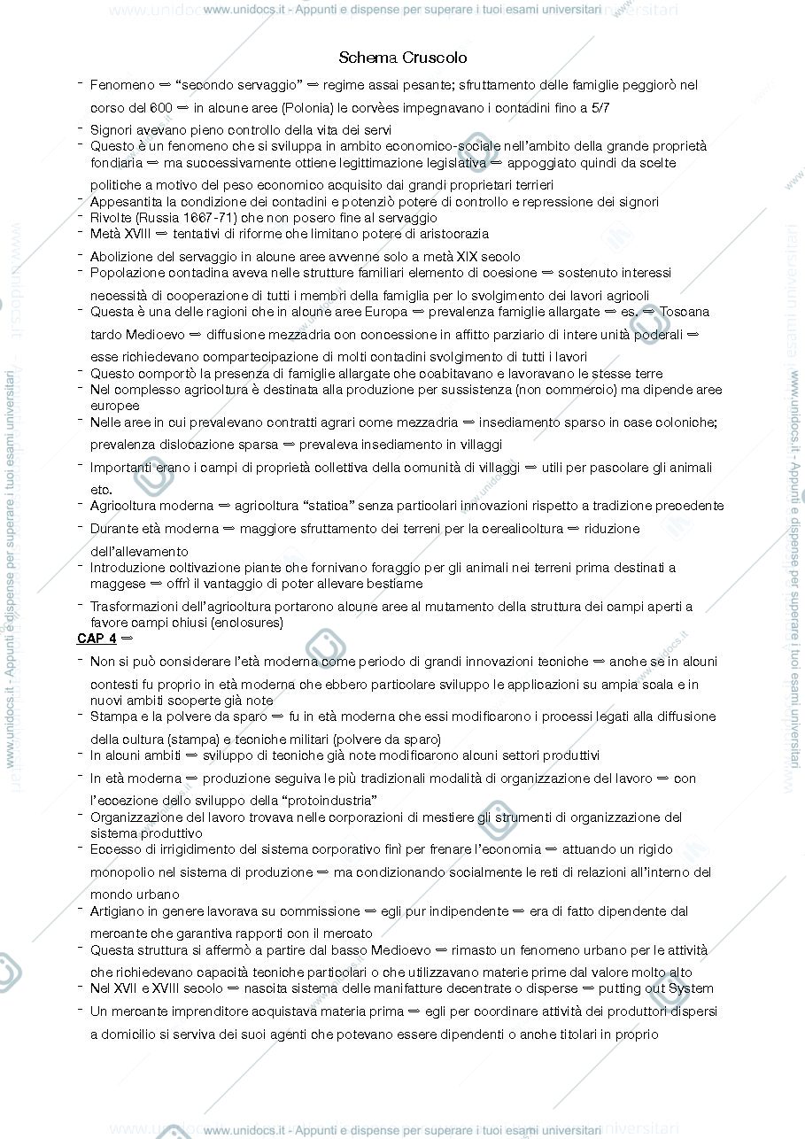 Anteprima pagina 4 — riassunto storia moderna
