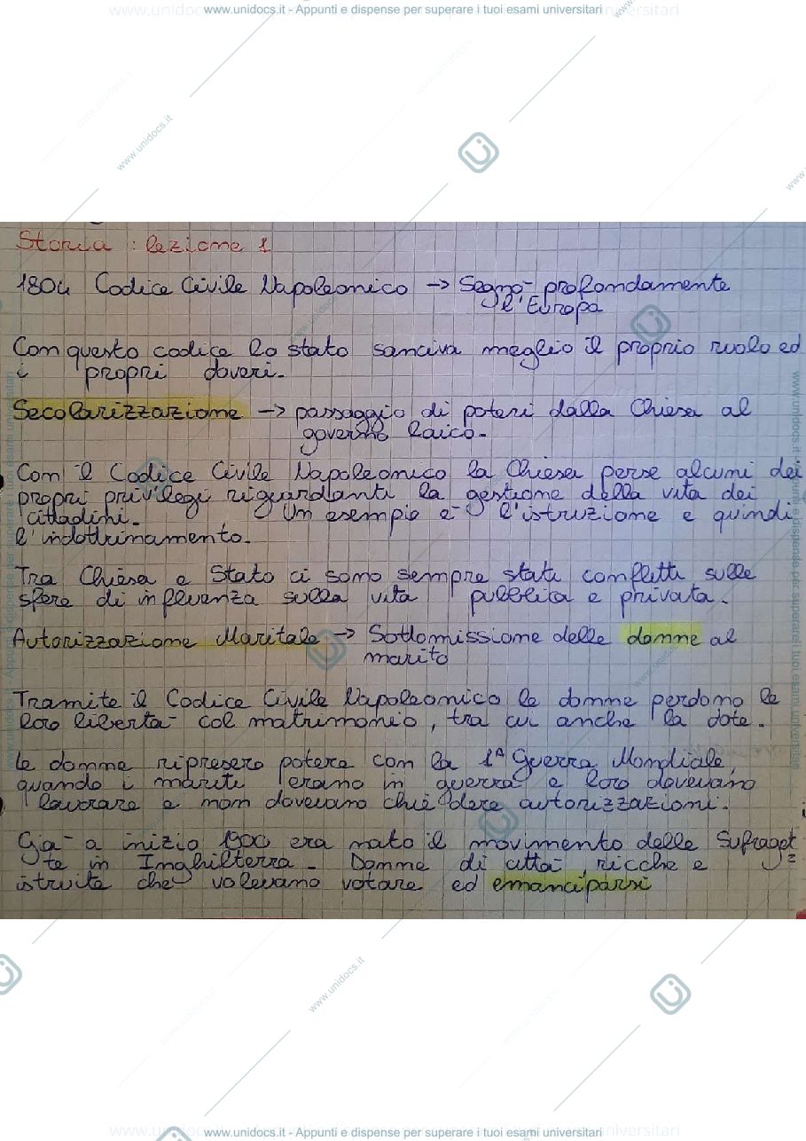 Anteprima pagina 1 — Lezione 1 storia (G. Focardi)