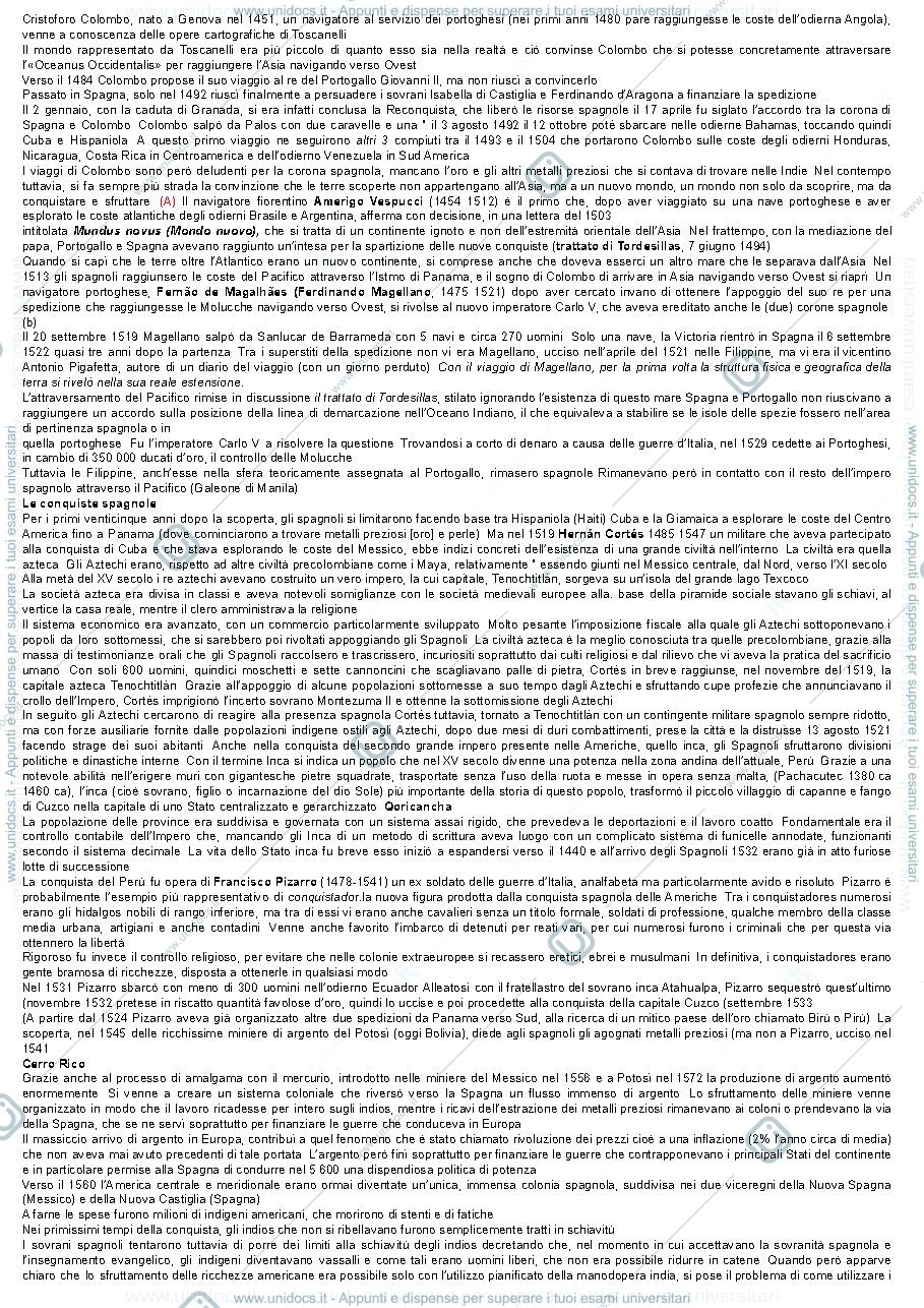 Anteprima pagina 2 — Appunti di Storia moderna