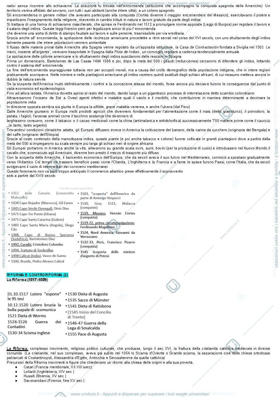 Anteprima pagina 3 — Appunti di Storia moderna