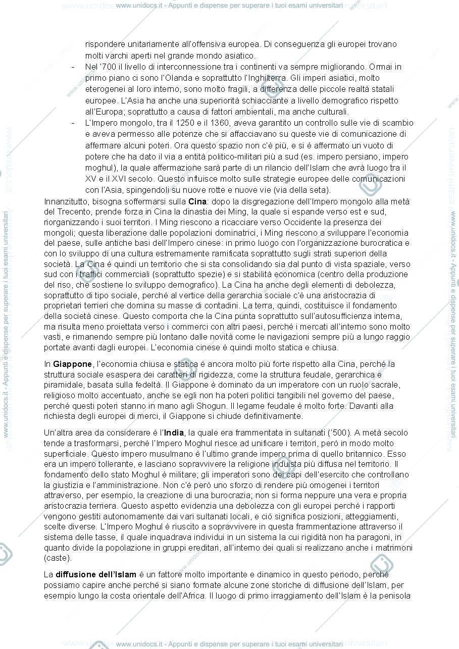 Anteprima pagina 2 — appunti storia moderna a.a. 2021/22
