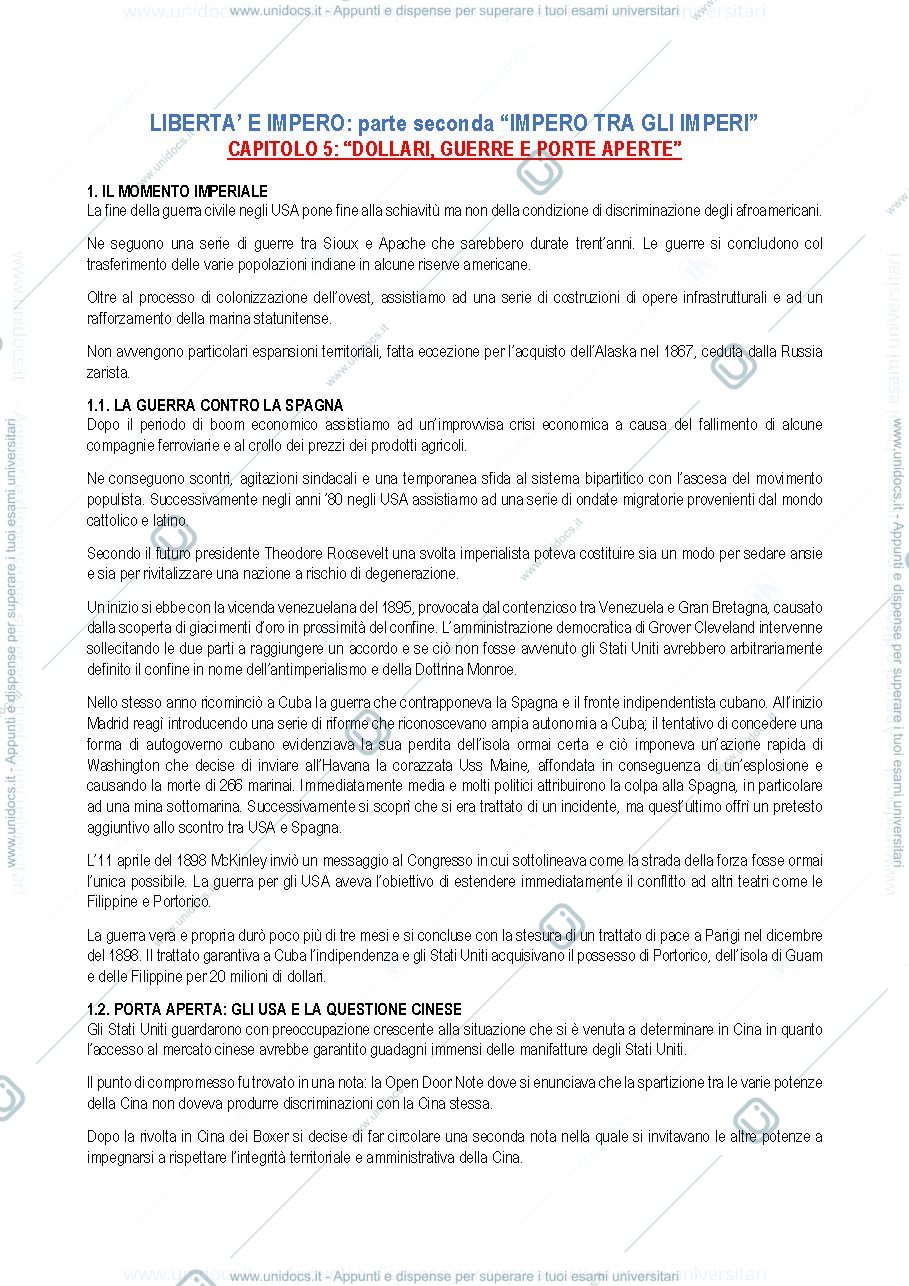 Anteprima pagina 1 — LIBERTA' E IMPERO PARTE 2