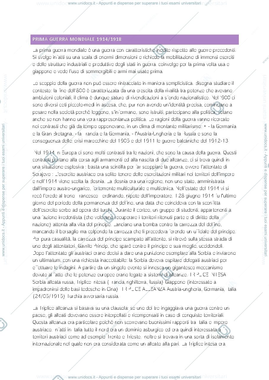 Anteprima pagina 1 — Storia 