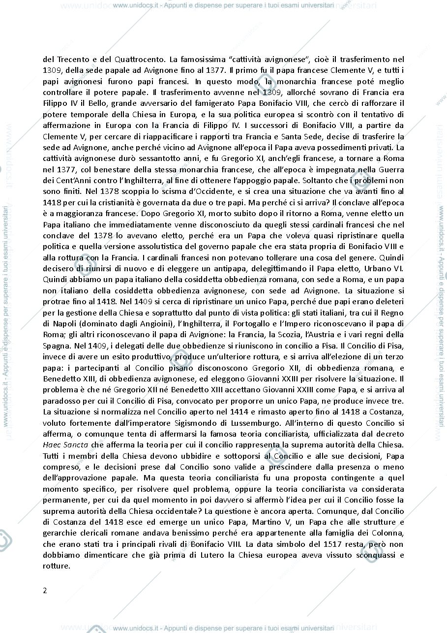 Anteprima pagina 2 — Storia religiosa in età moderna