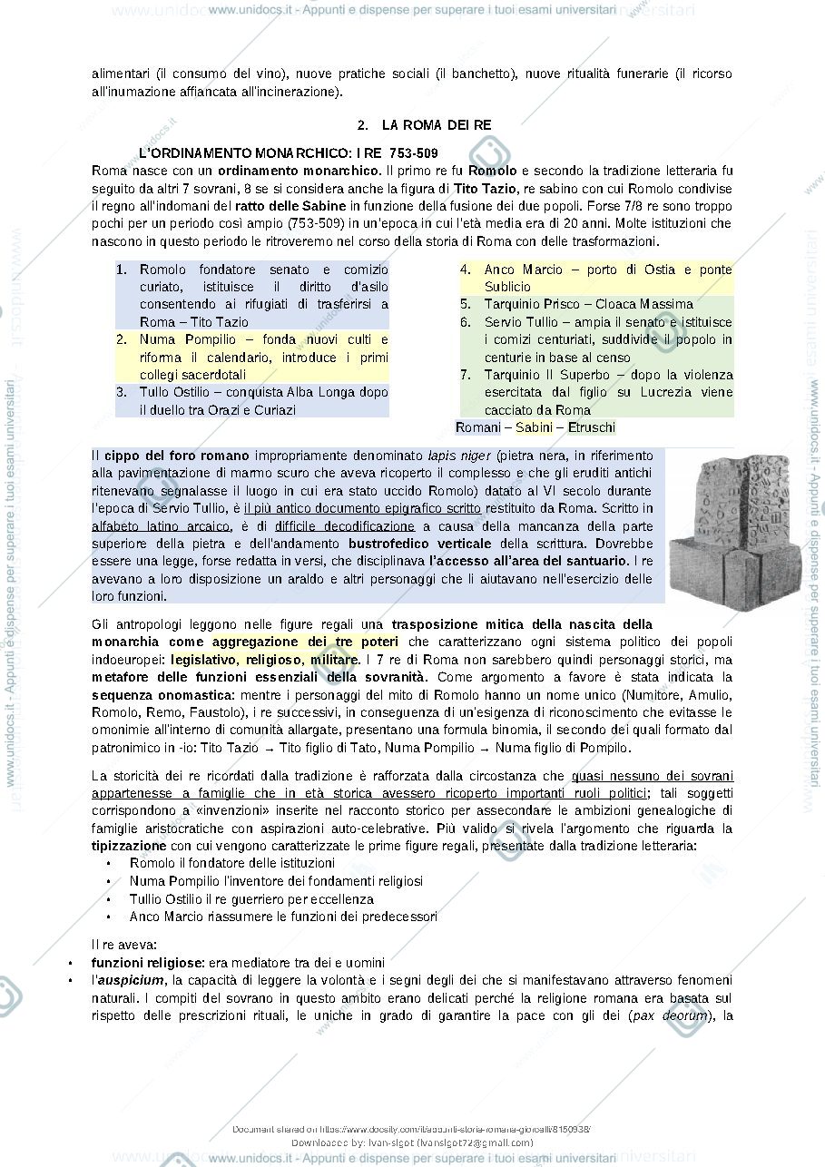 Anteprima pagina 5 — storia romana