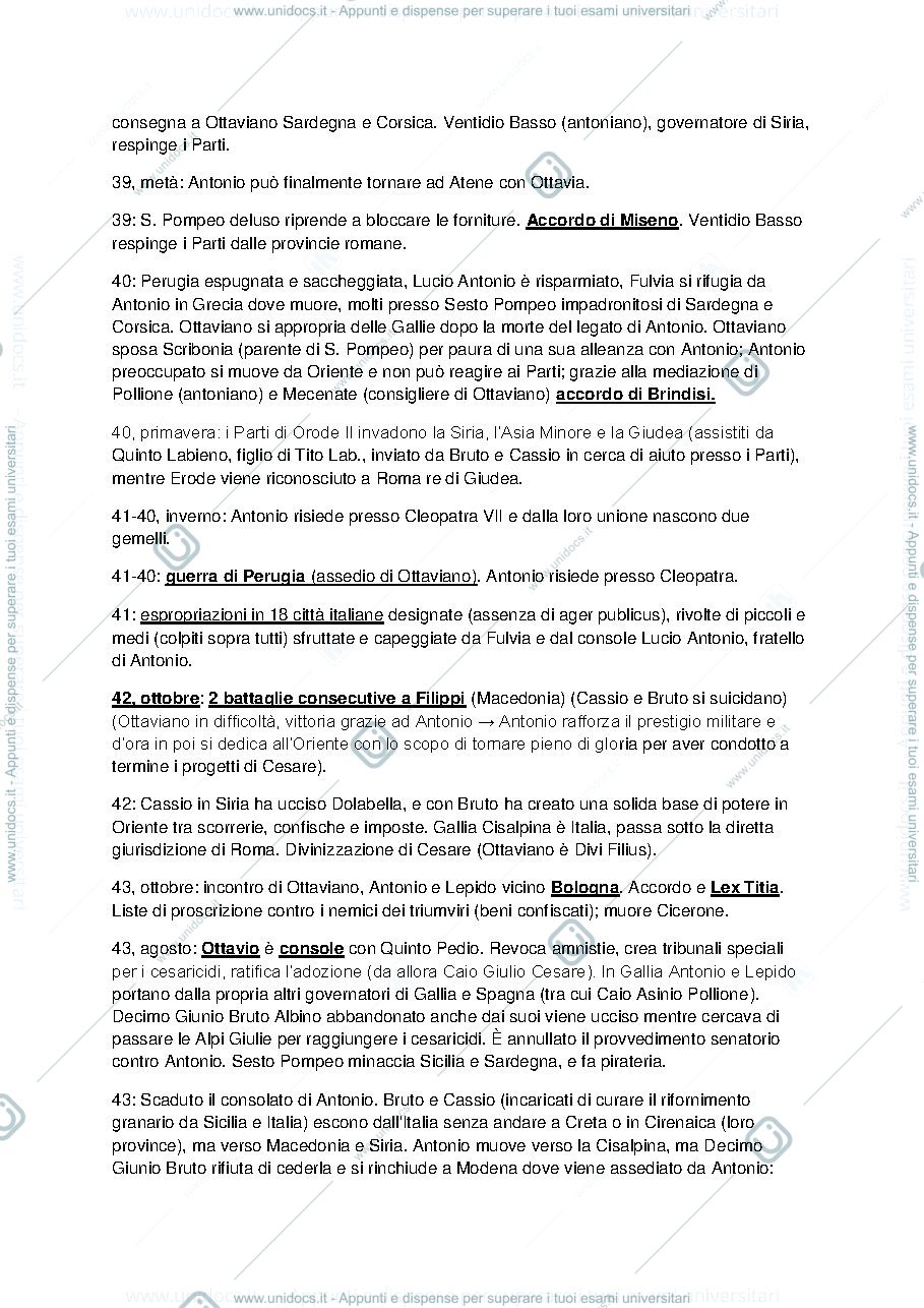 Anteprima pagina 2 — date storia romana a