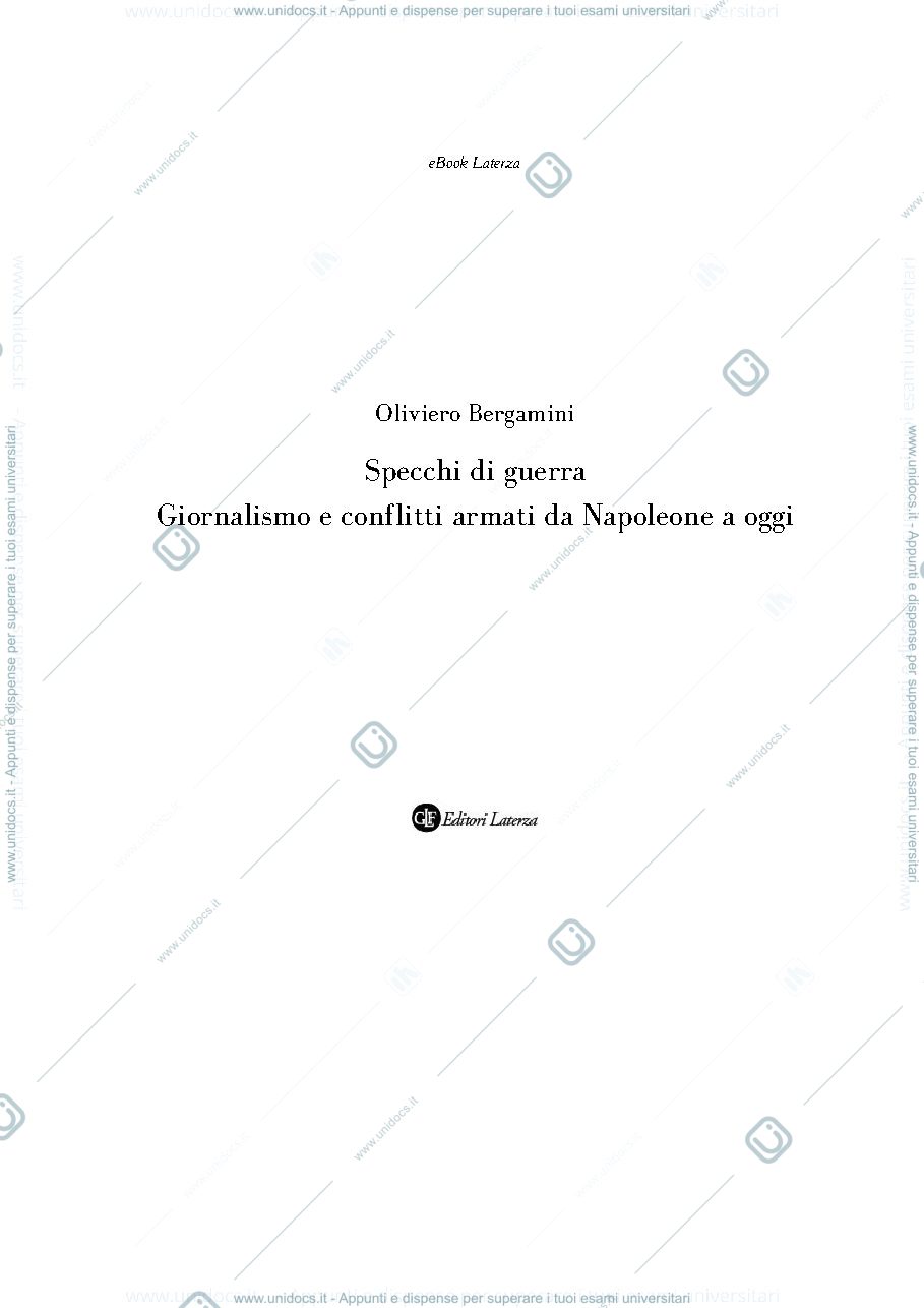 Anteprima pagina 2 — Specchi di guerra - Libro completo