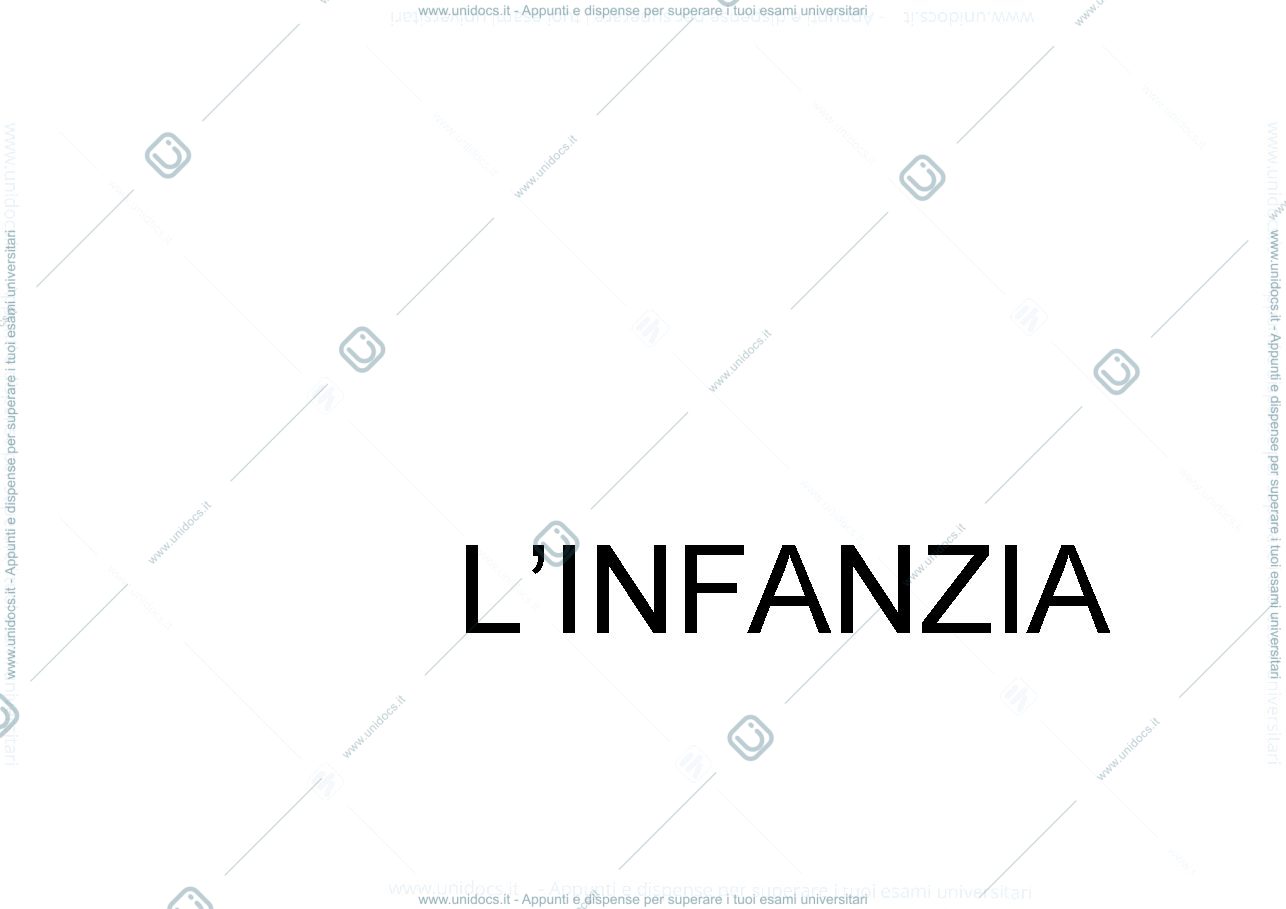 Anteprima pagina 1 — Infanzia