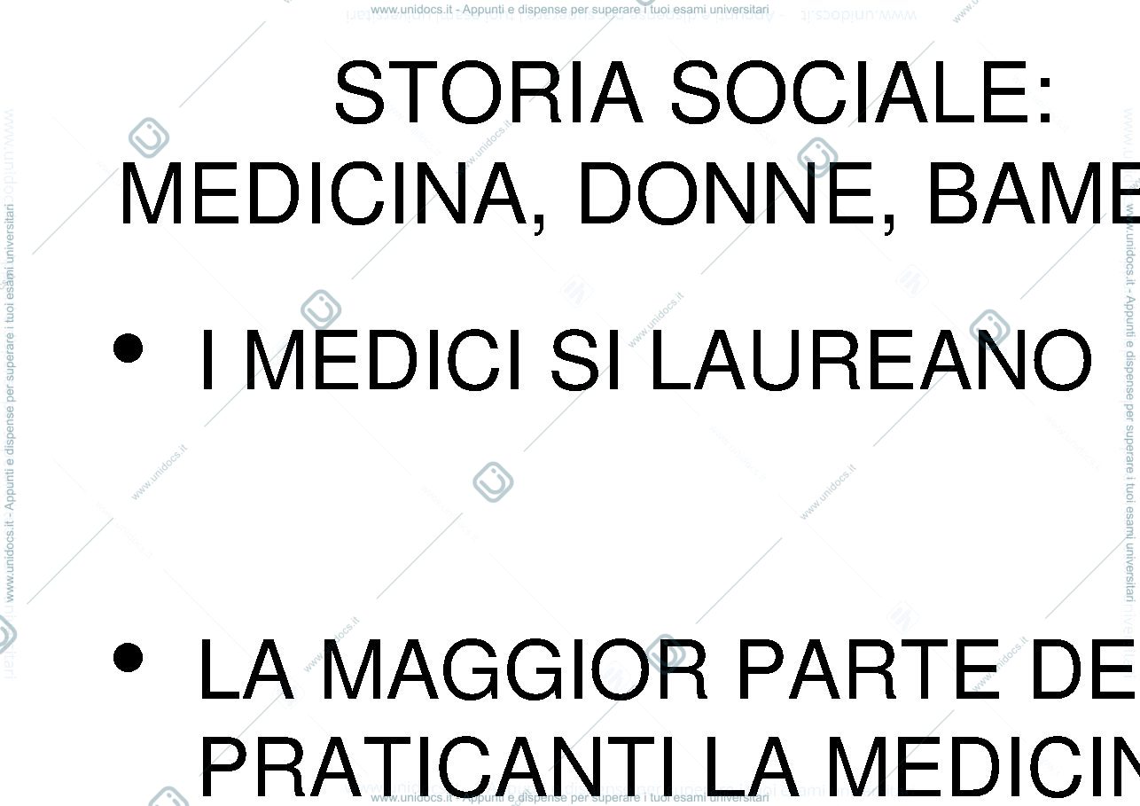 Anteprima pagina 1 — Donne e medicina