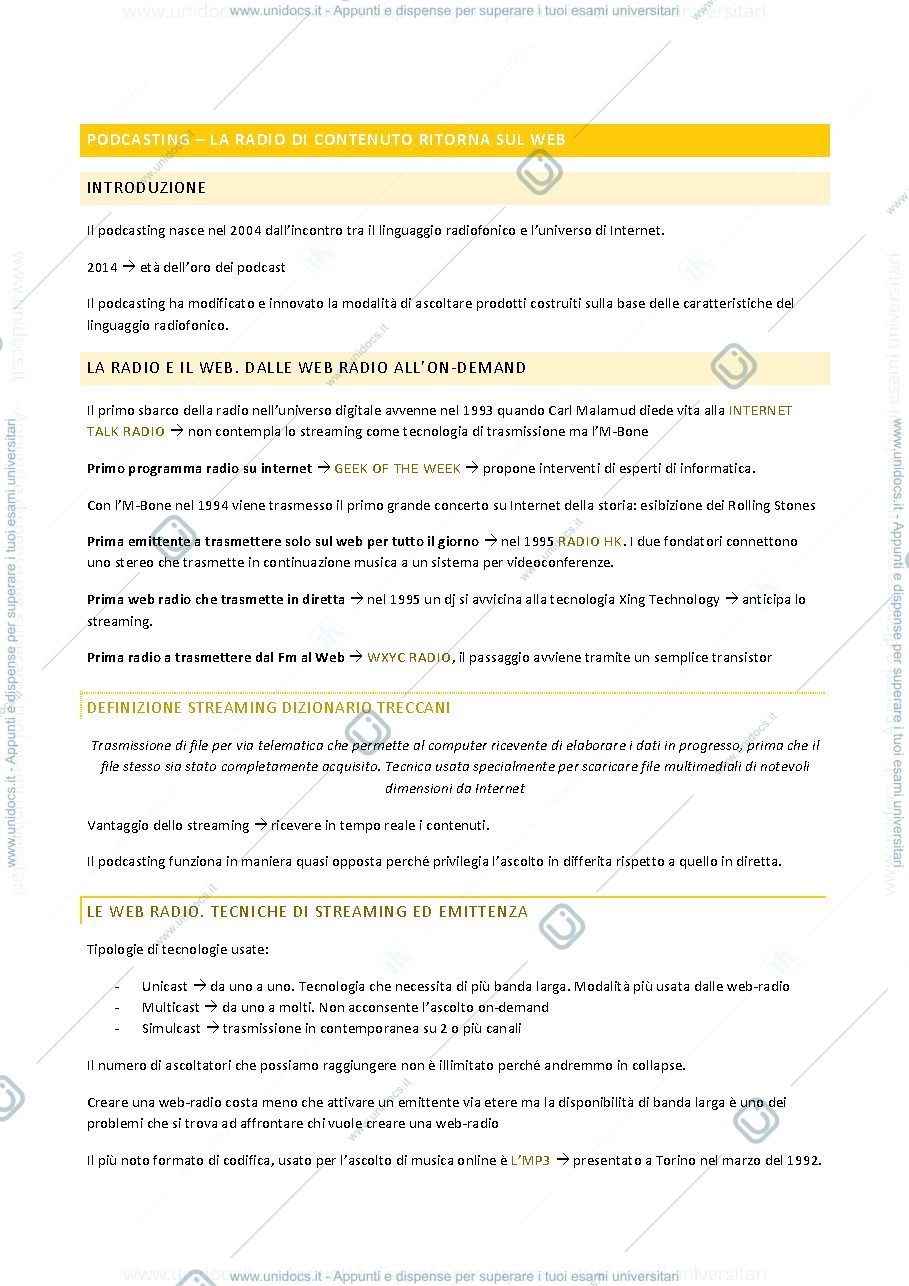Anteprima pagina 1 — PODCASTING-LA RAFIO DI CONTENUTO RITORNA SUL WEB